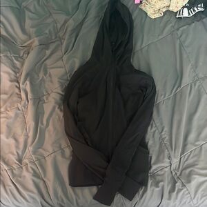 Black Zip-Up Hoodie